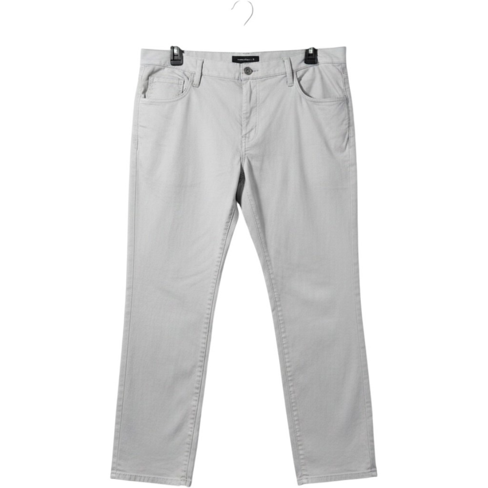 Travis Mathew Mens Open to Close Pants Light Grey Stretch Golf Chinos 38